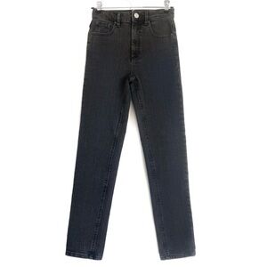 ASOS 90’s High Waisted Washed Mom Jeans in Washed Black